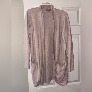 Women's Cozy Barefoot Dreams Open Front Cardigan Sweater